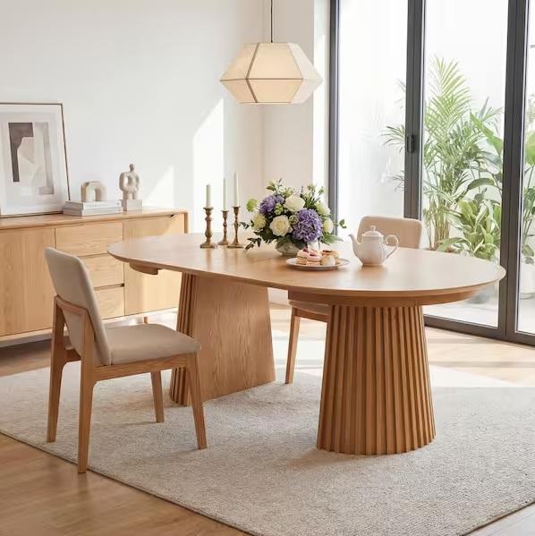 Mixed Lot - CHRISTOPHER KNIGHT HOME Extendable Round Dining Table & Signature DESIGN BY ASHLEY - Est Retail $1,393