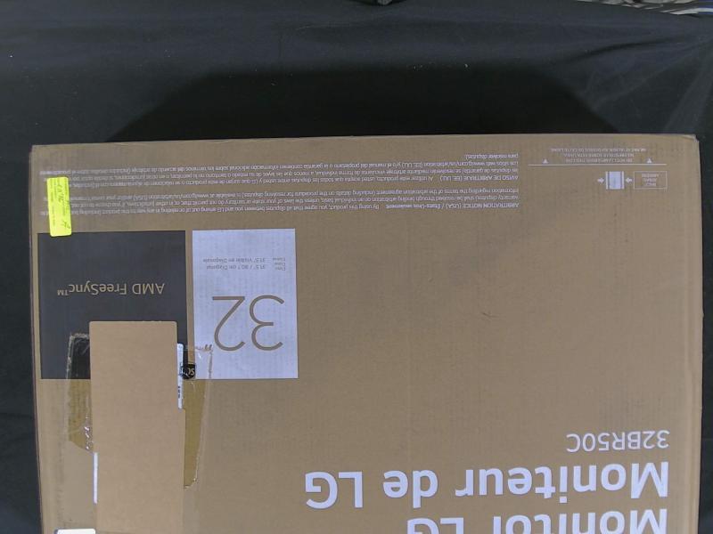 A Grade - LG - 32BR50C-B 32" Full HD Curved Monitor - Matte FreeSync - HDMI/VGA - Black - MSRP $227
