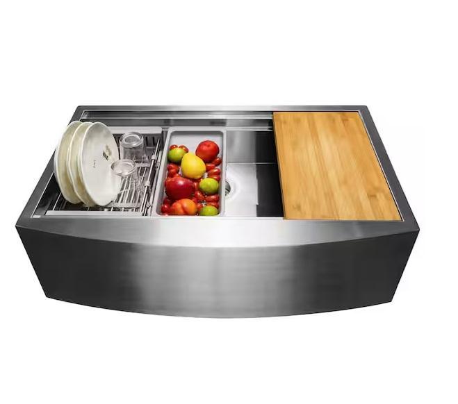 Plumbing - AKDY Kitchen Sink, Glacier Bay, Kichae, Everbilt, Fulorni, CROSLEY FURNITURE, KeonJinn - Est Retail $2,700