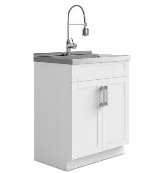 Kitchen & Bath - Simpli Home Hennessy Laundry Sink, American Standard, Glacier Bay, Hampton Bay - Est Retail $1,804