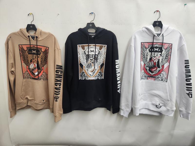 MEN`S PRINTED FLEECE HOODIES BY TAPOUT BRAND MSRP: $8,640.00