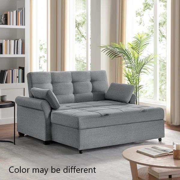 Furniture - Sabrina Sofa Bed, Sven Dining Table, Elan Frameless Shower Enclosure - MSRP $2,599