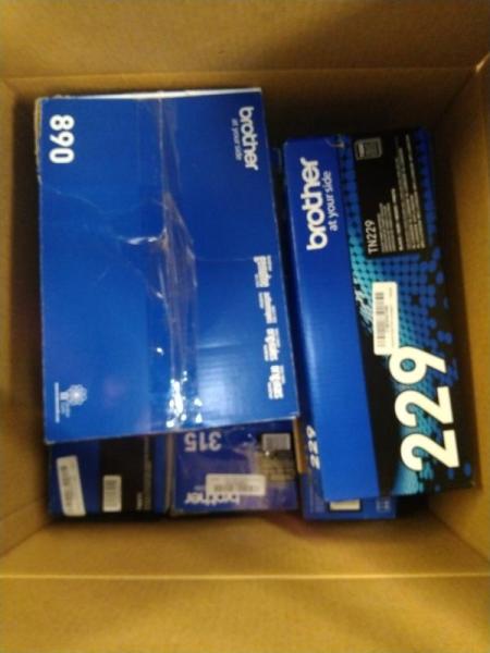 Electronics - Brother Toner, Epson Ink, Canon Color Ink Paper Set - MSRP $2,850