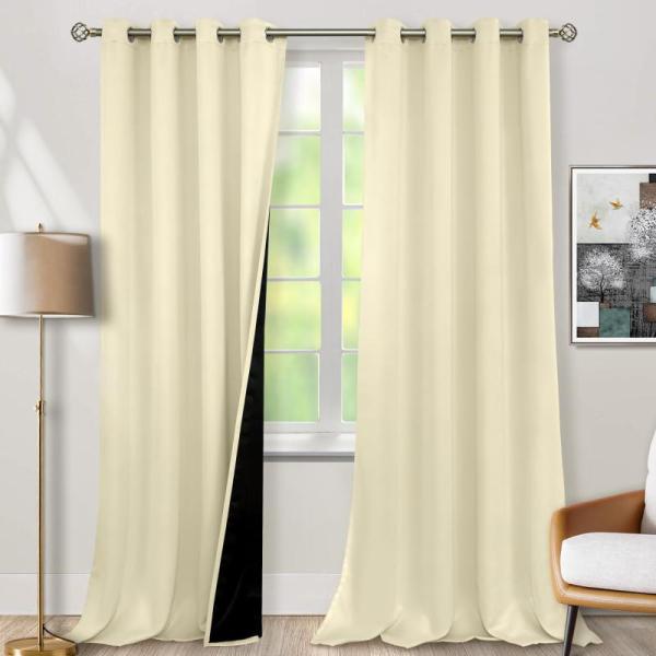 Home - Phating Extra Long Blackout Curtains, JONIYEAR Oversized Soft Fluffy Striped Faux Fur Blankets - MSRP $16,892