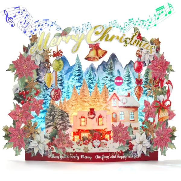 Office Product - Venhoo Pop-Up Christmas Cards, uxcell 6pcs Magnetic File Holders, 	MESMOS 3pk Fancy Pens - MSRP $7,123