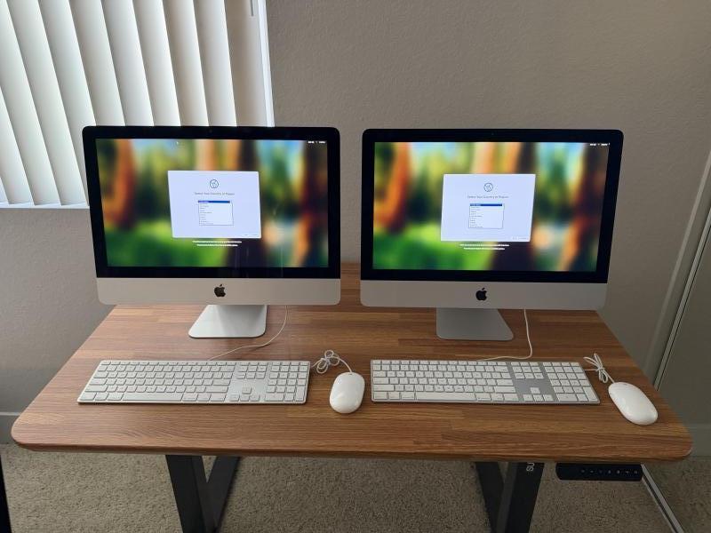(2) Apple iMac All In One Desktop Tested & Ready to use (1TB)