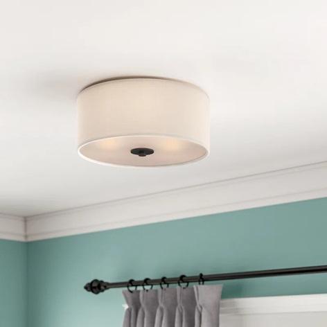 Latitude Run Lembrick 3-Light 18" Flush Mount - MSRP $252