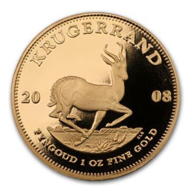 4 1oz Krugerrands - Collectibles - Sequential 2008 2009 2010 2011