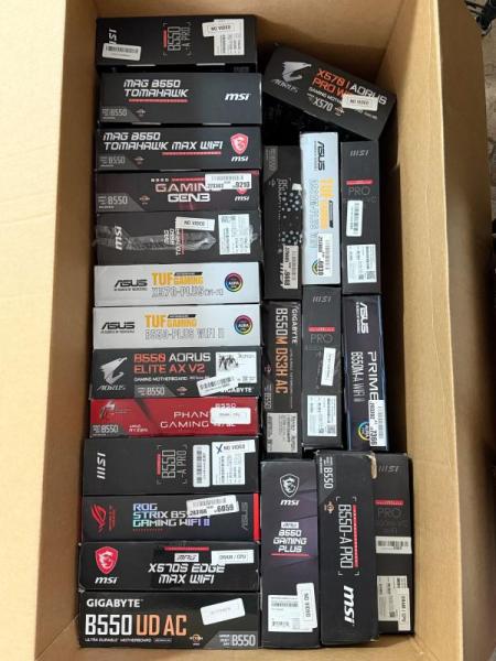 PC Motherboards - MSI, GIGABYTE, ASUS, ASROCK - MSRP $4,626