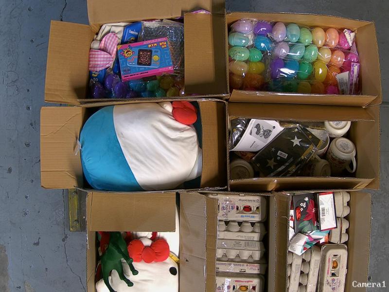 General Merchandise - Squishmallows Blind Easter, Festive Voice Paper Grass, Playright Jumbo Bear MSRP $5,618
