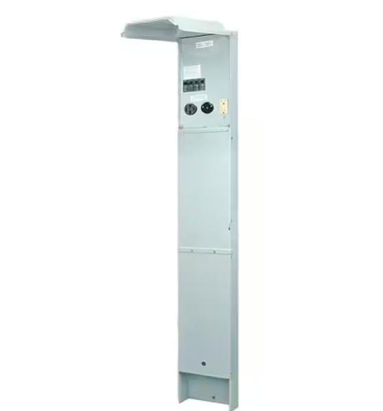 Five RV Earth Burial Pedestal w/50 Amp & 30 Amp RV Receptacles & a 20 Amp GFCI Receptacles - Est Retail $2,283