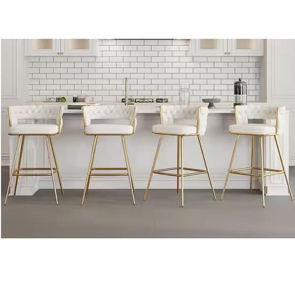 Home Decor - VECELO 34.25in Braided Bar Stools Set, Carnegy Avenue Foldable Lecterns, VEIKOUS,  - Est Retail $984