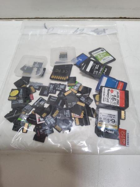 Consumer Electronics- Assortment of Micro SD Cards, SDHC Cards, Cables USB Flash Drives, Micro SD Adapters -MSRP $1,415
