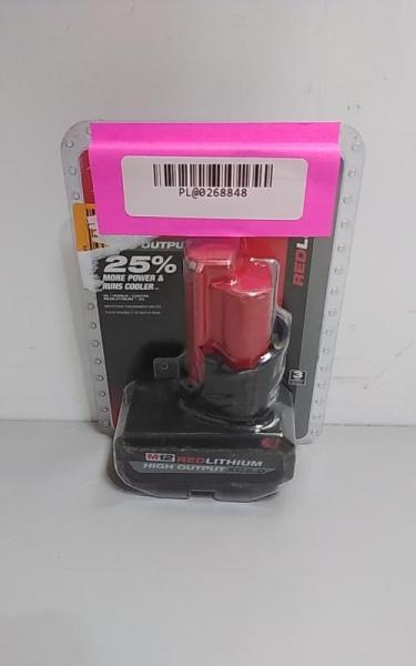 NEW - Milwaukee M12 12-Volt Lithium-Ion XC High Output 5.0 Ah Battery Pack - MSRP $99
