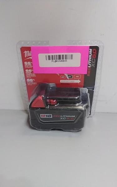 NEW - Milwaukee M18 18-Volt 5.0 Ah Lithium-Ion XC Extended Capacity Battery Pack - MSRP $169