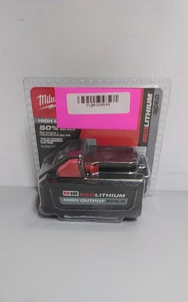 NEW - Milwaukee M18 18-Volt Lithium-Ion High Output Battery Pack 6.0Ah - MSRP $199