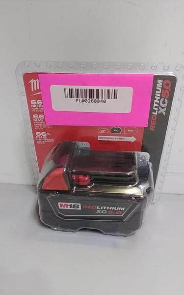 NEW - Milwaukee M18 18-Volt 5.0 Ah Lithium-Ion XC Extended Capacity Battery Pack - MSRP $169