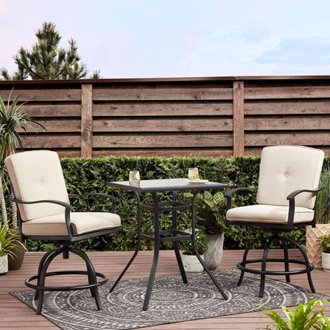 TRUCKLOAD - Furniture - Belden Park Patio High Bistro Table Sets, Owen Square Arm Sofas - MSRP $20,881 EXPORT ONLY