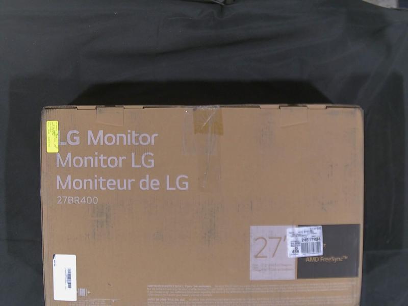 A Grade - LG 27" Monitor 1920X1080 16:9 IPS HDMI D-SUB - MSRP $290