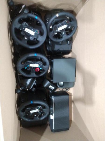 Consumer Electronics- G923 RACINGWHEEL PEDALS, Logitech G920 Wheel - MSRP $1,929