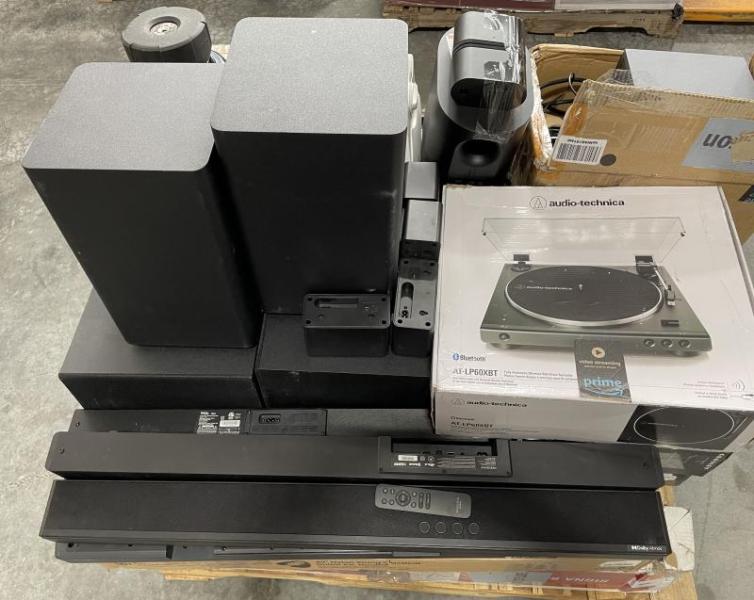 Samsung, Insignia, Pyle Soundbars, Speakers, Subwoofers MSRP $4,332.75