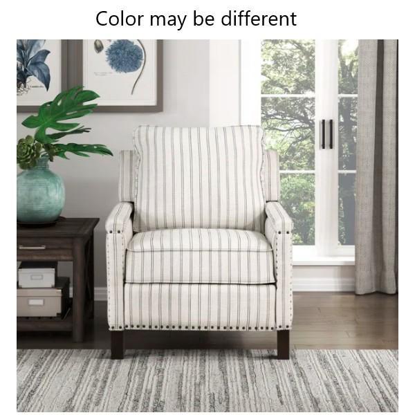 Furniture - Lenzini Recliner, Matsuichi Arm Chair, Devontre Acrylic End Table - MSRP $2,414