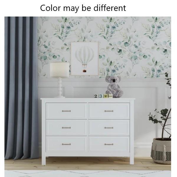 Furniture - Charlie 6-Drawer Double Dresser, Lovetro Counter Stools, Gerrity Solid Wood End Table - MSRP $1,795