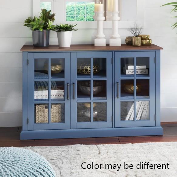 Furniture - Truby Sideboard, Jobani Swivel Stool, Hunsberger Linen Cabinet - MSRP $4,299