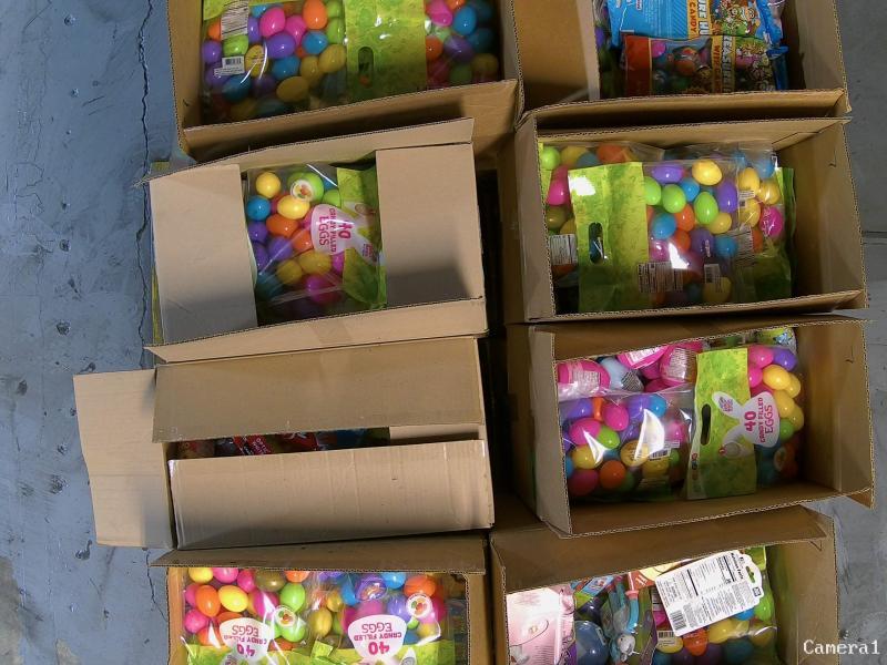 Grocery- Skittles Filled Easter, Lindt Milk Chocolate, Bluey Candy Filled Eggs - MSRP $10,868