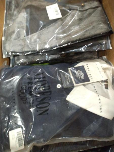 Apparel - Men's Cotton Polo Sweatshirts, Men's Suede Vests, 3pk Women's Short Sleeve Blouses - MSRP $812