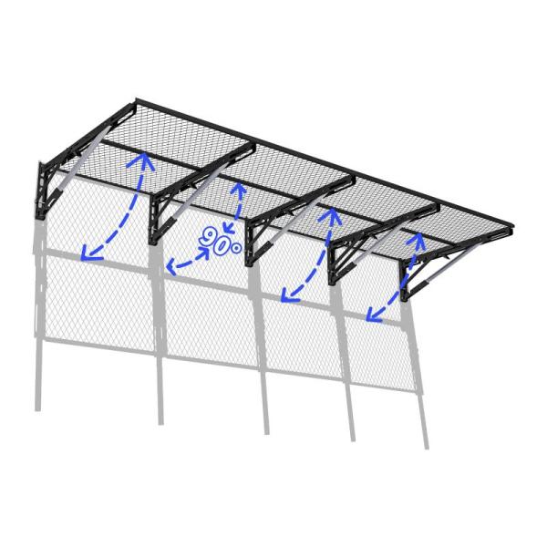 Home - Lamorland Foldable Garage Shelves, Pixoframe Wicker Basket, Willowdale Yarn Holder - MSRP $16,562