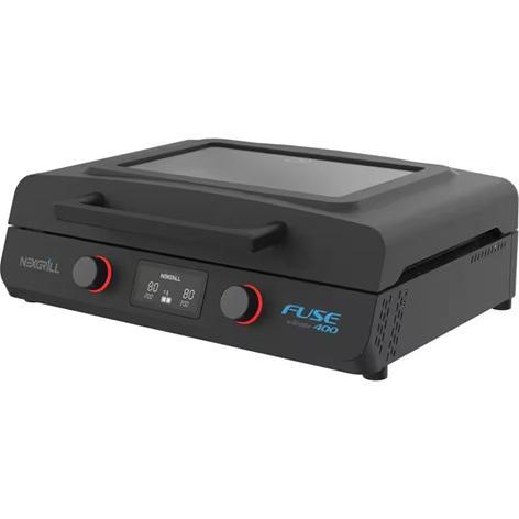 NexGrill Fuse 400 22 in. Tabletop Electric Grill Griddle in Black - MSRP $199
