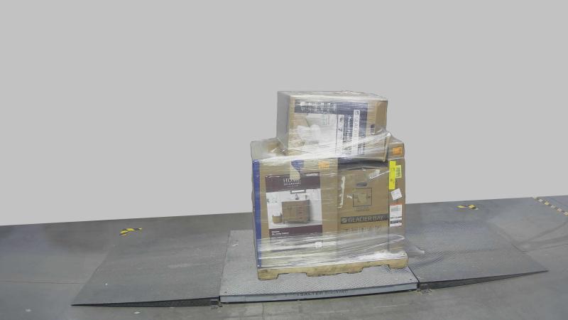 Plumbing - HDC Winsome 36in Sand Bath Vanity, Glacier Bay Power Flush 2pc Elongated Toilet - Est Retail $1,166