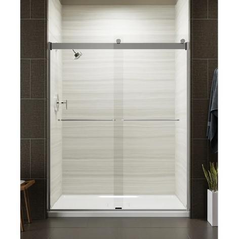 Kohler K-706015-L-SH Frameless Sliding Shower Door - MSRP $740