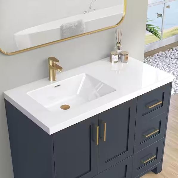 Plumbing - NTQ Single Sink Bathroom Vanity Top, KeonJinn, Glacier Bay, GLSLAND, HOMEIBRO - Est Retail $952