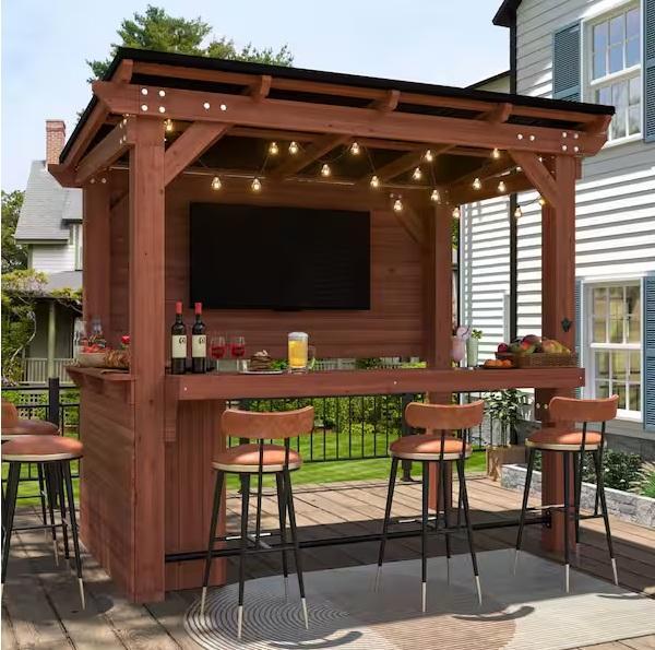 Mixed Lot - VEIKOUS 8.5ftx6ft Bar Gazebo Pergola, VITA, Delta, Velusian, MOPHOTO, Stalwart - Est Retail $3,069 -1plt