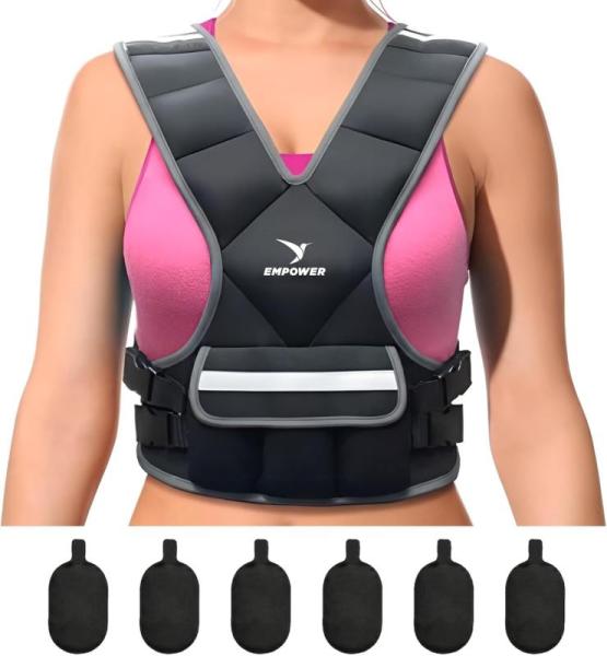 Amazon Clearance - Sports - Empower 8-16lbs Weighted Vests, Angooni 10x7ft Golf Net, HFYZZ White Plastic Ice Rink Liners - MSRP $11,564