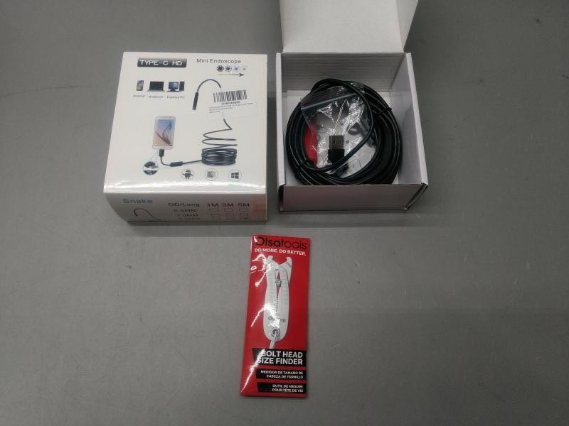 General Merchandise - Olsa Bolt Size Finder, HD Endoscope - MSRP $1,752
