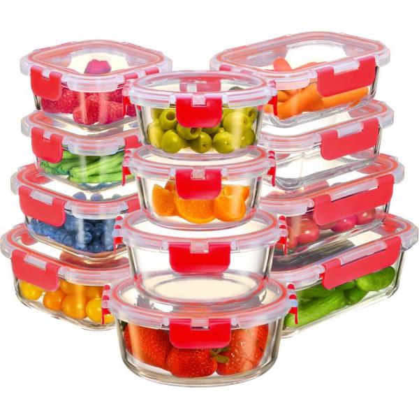 Kitchen - FineKine Glass Food Storage Containers, Urban Villa Cloth Napkins, Hello Cork Placemat Set - MSRP $30,222