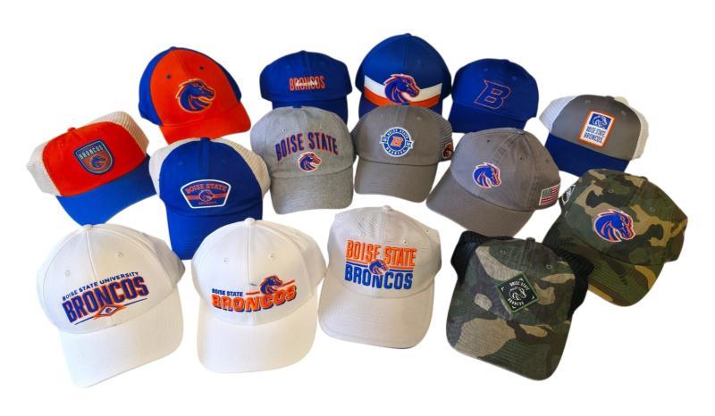 Brand New Boise State Headwear Blank Caps in Master Cases and Boxes  MSRP $46,080.00