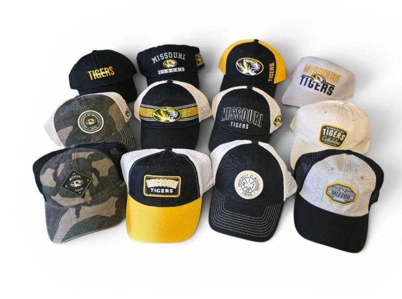 Brand New Missouri NCAA Headwear Caps in Master Cases and Boxes MSRP $46,080