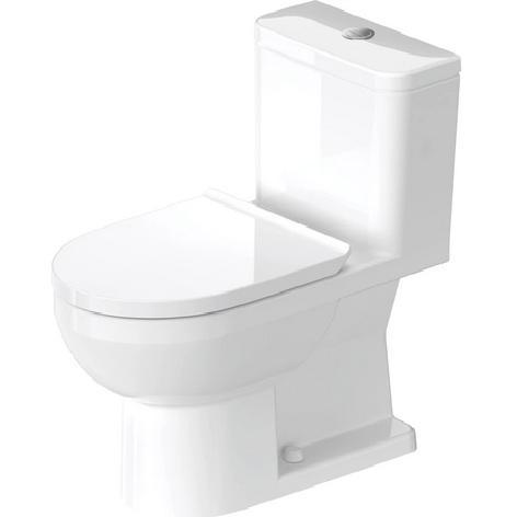 Duravit D4060200 Dual Flush Elongated Toilet - MSRP $462