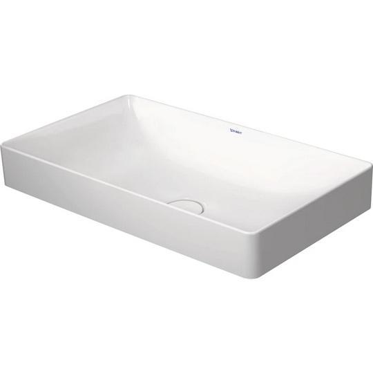 Duravit 2355600000 Rectangular Ceramic Vessel Bathroom Sink - MSRP $728