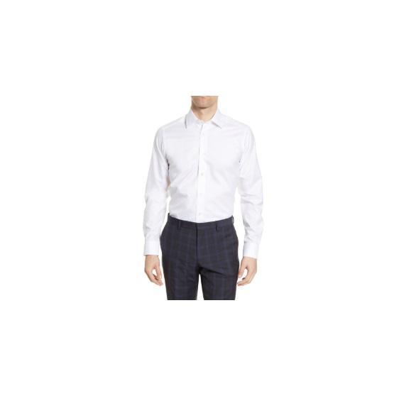 Apparel - David Donahue Slim Fit Superfine Twill Dress Shirt, Billionaire Boys Club Hoodie - Original MSRP $1,905