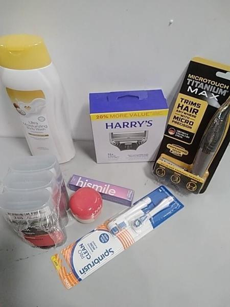 Health and Beauty - Harry's Razor Blade Refills, MicroTouch Trimmer, NYX Setting Powder - MSRP $14,922