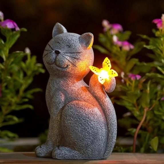 Lawn & Garden - Nacome Cat Garden Statue, Tukjotz Hummingbird Feeder, Mensby Fire Pit Cover - MSRP $9,115
