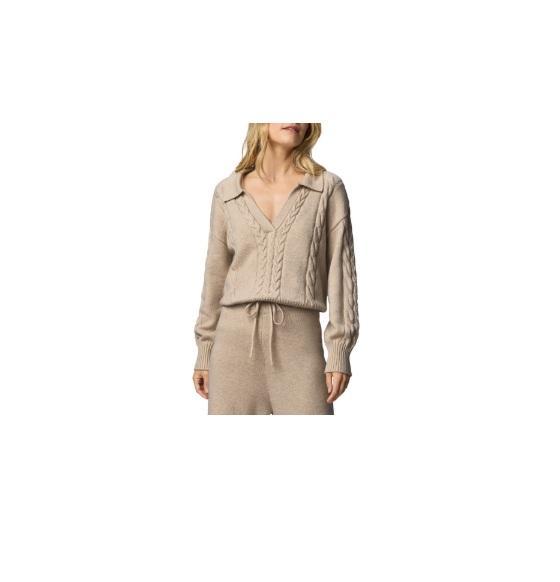 Apparel - Splendid Jet Set polo Sweater, Vuori Halo Zippered Hoodie, Open Edit Crewneck T-Shirt - Original MSRP $1,559