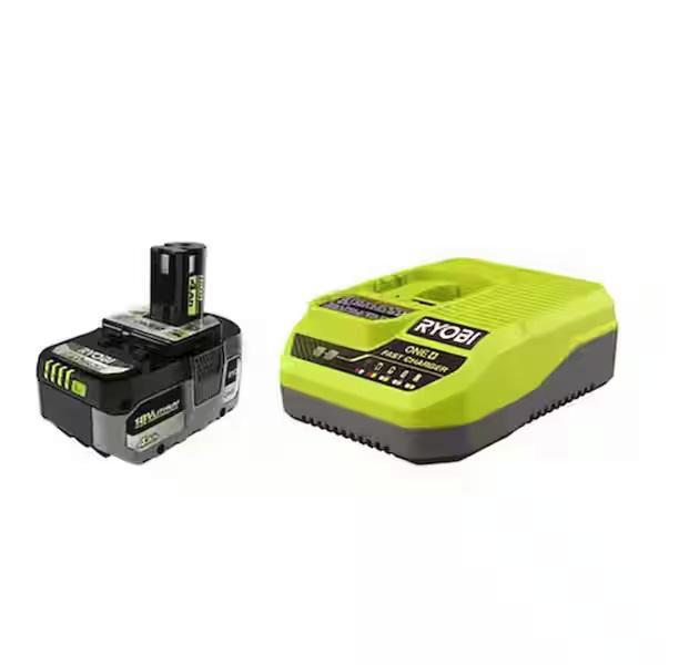 Ryobi ONE+ 18V HIGH PERFORMANCE Starter Kit with 4.0 Ah Battery and Charger - MSRP $159