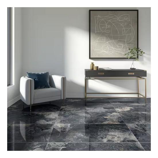 Daltile Santa Loma Nightfall Porcelain Stone Look Tile - Est Retail $1,007 - 1 plt