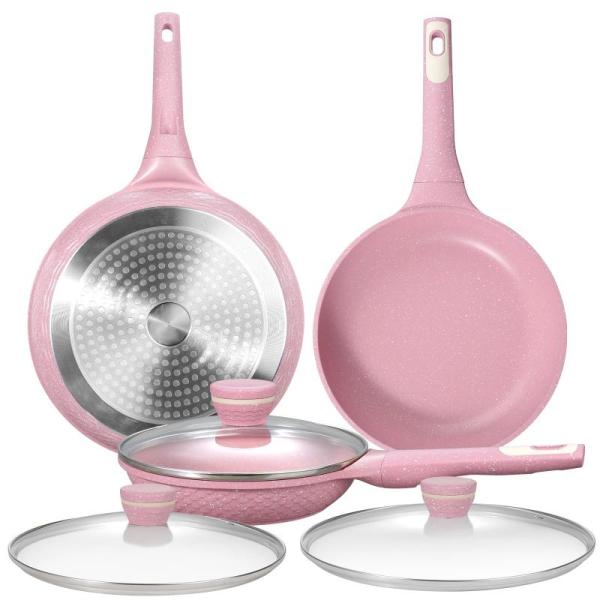 Kitchen - Xuanying 6pc Nonstick Frying Pan Set, R HORSE Father's Day Baking Sheets, Captain Cranberry Set - MSRP $3,723